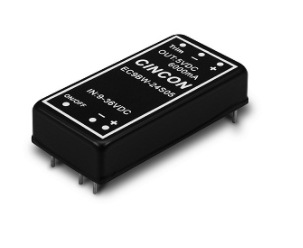 代理Cincon DC-DC 4:1  2"x1" 隔离式转换器EC9BW-24D15原装