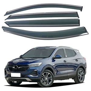 Suitable for Buick Encore Gx 2020 Model, Special Car Window with Bright Strips, Rain Shield, Side Window Deflector, Rain Eyebrow
