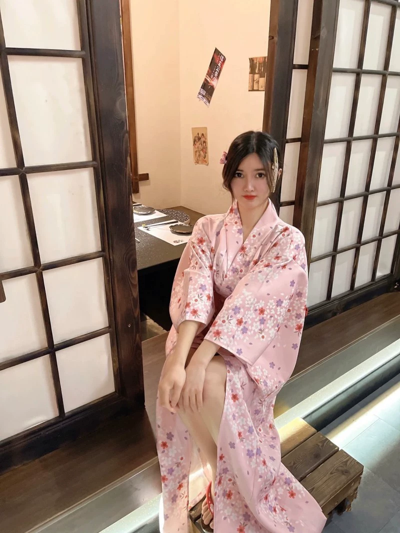 Japanese multicoloured bathrobe, dress