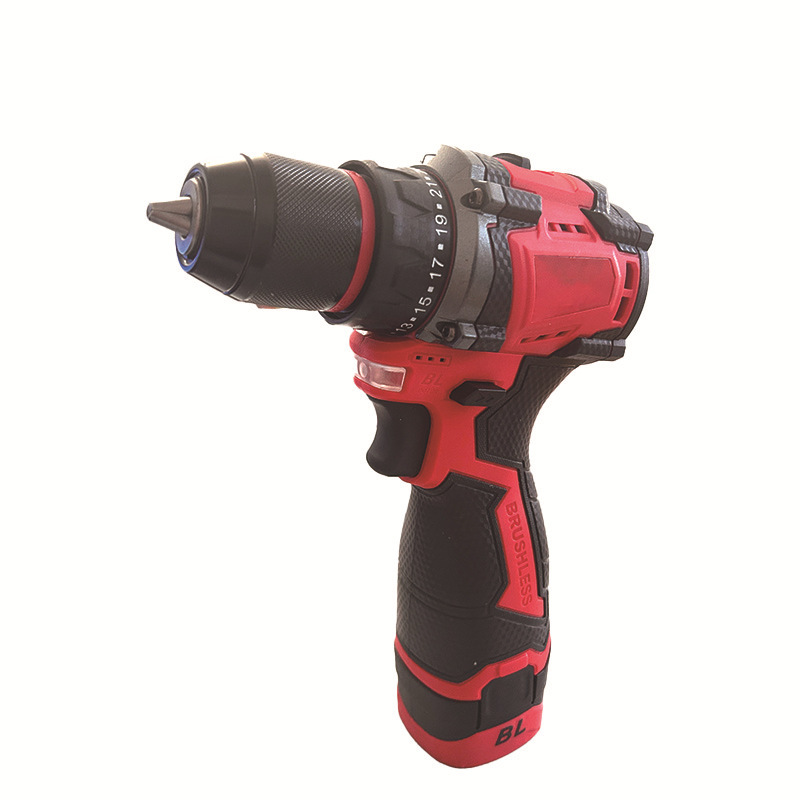 新しいブラシレスハンドドリル小型鋼砲充電式リチウム電気ドリル電動工具小型家庭用多機能電気ドリルセット|undefined
