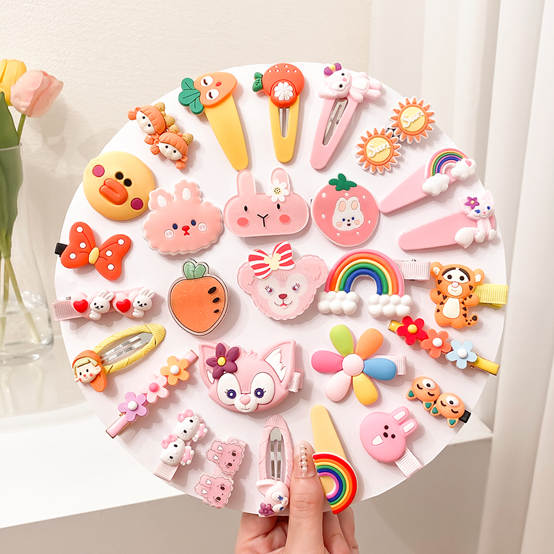Clips de cabello para niñas, tocado para niñas, clips de cabello para niñas lindas y bonitas, clips para niñas, bebés súper lindos, Beiqin