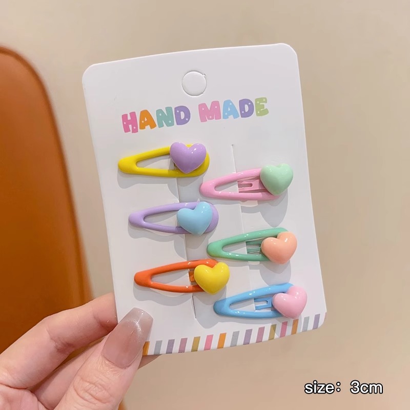 Pequena coreana para niños clip de cabello BB niñas bebé no lastimar clip de cabello lindo mini clip de cabello pequeño clip de cabello