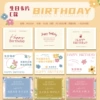 Birthday cards type C 45 pieces/pack