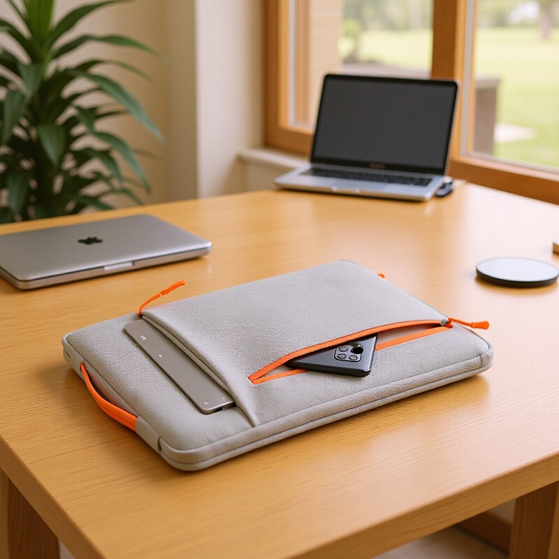 New Style Laptop Bag, Anti-Collision, Simple Design, Tablet Inner Sleeve, Printed Logo, Versatile and Stylish Laptop Bag