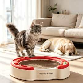 耐磨不掉屑猫抓板窝猫抓板猫窝磨爪器猫爪板瓦楞纸猫咪用品猫抓盆
