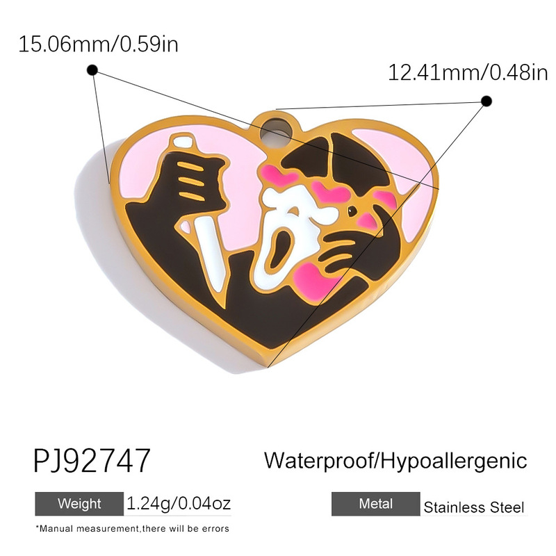 跨境DIY饰品配件不锈钢万圣节系列吊坠配饰电镀18K金保色挂坠|undefined