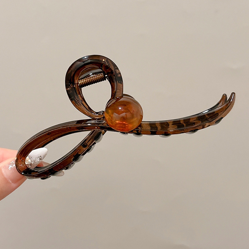 Clip de tiburón grande, clip de agarre para el cabello de placa de sensación de alta calidad, horquilla de temperamento, nuevo estilo, horquilla de gran volumen, tocado de primavera y verano, mujer