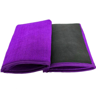 Car cleaning tools — Round Scrubbing Mesh Car Wash - striped-mud-gloves-purple