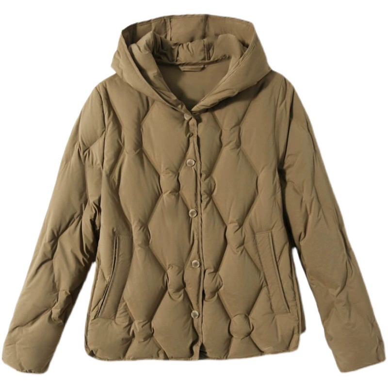Winter short light and thin down jacket, for teenagers