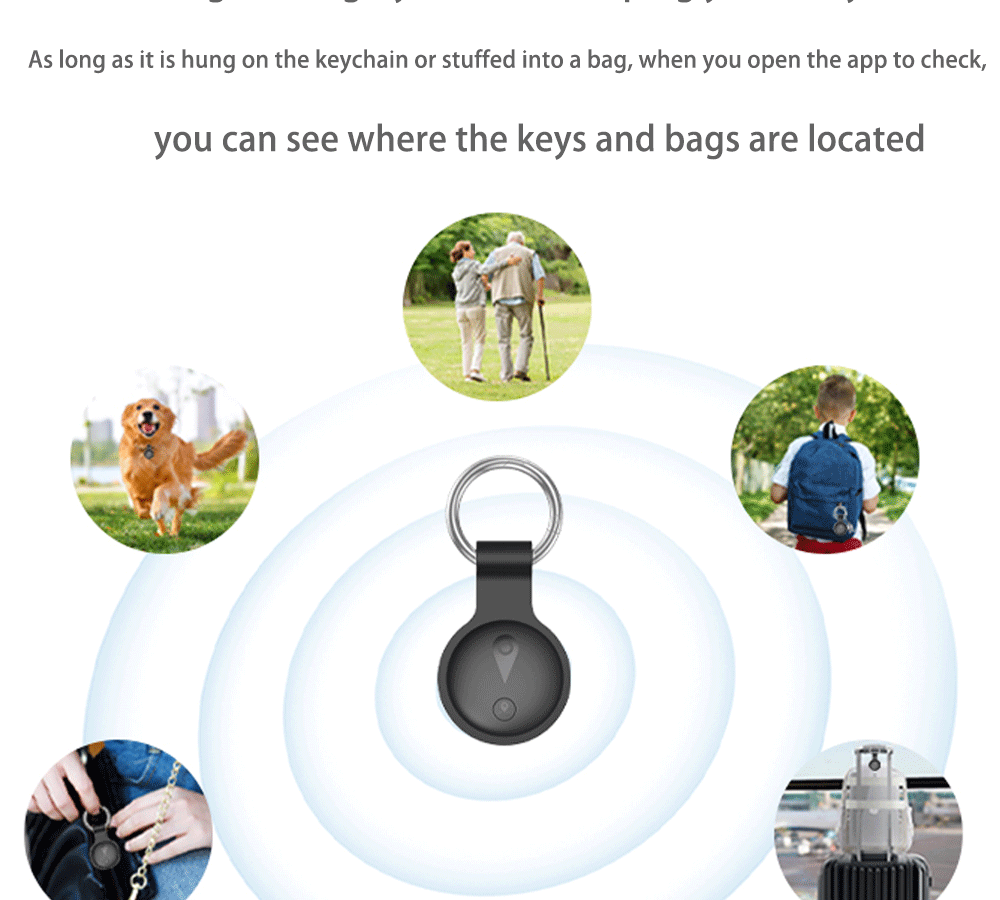 Factory Direct Android HarmonyOS iOS Universal Positioning AirTag Elderly Children Car Pet Anti-Loss Tracker