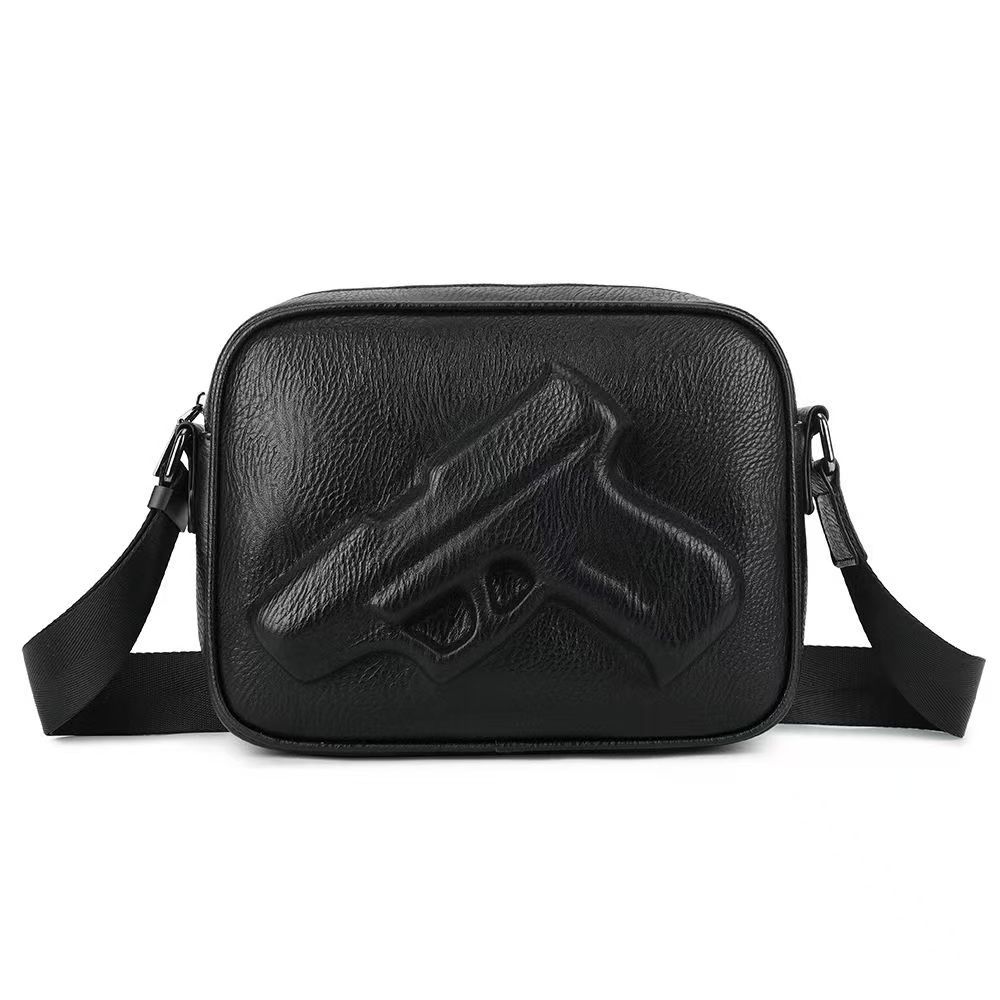 圣鹭亚马逊新款跨境3D枪横款单肩斜跨包gun bag