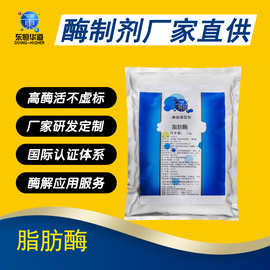 东恒华道食品级脂肪酶1万U/g洗涤剂原料去除油脂类污渍固态蛋白酶