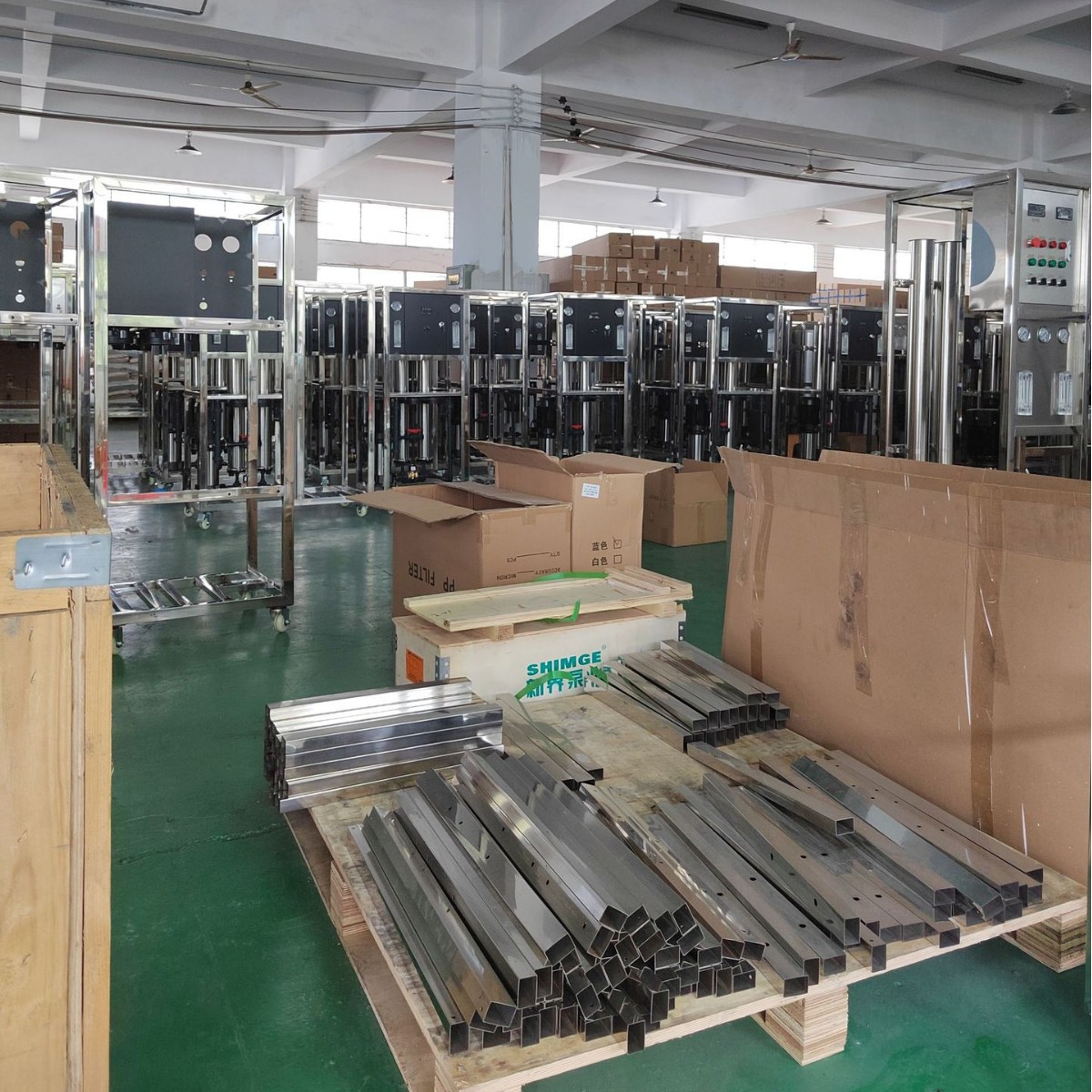 家庭用工業自動0.5トンRO逆浸透純水設備1-50T商用民宿ホテル直接飲用水処理