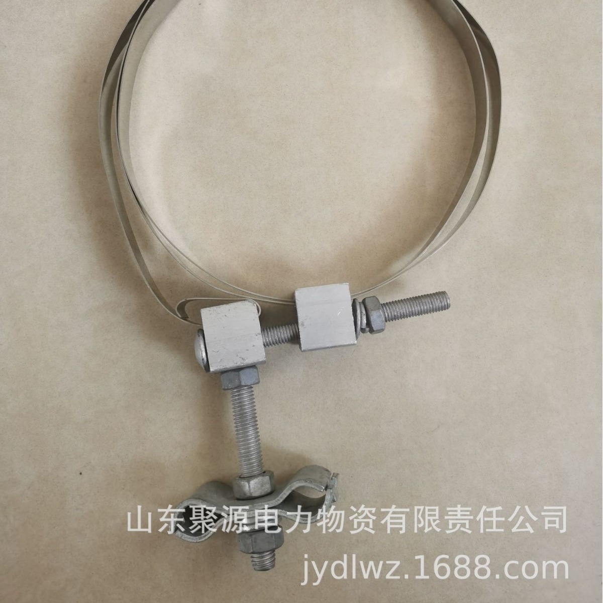 不锈钢带引下线夹 光缆固定金具 0.8*20钢带 201/304材质钢带