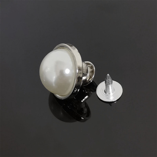 Cowboy pearl toggle buckle, W-shaped buckle, denim button metal buckle belt pants rivet denim decorative button coat pants fastener