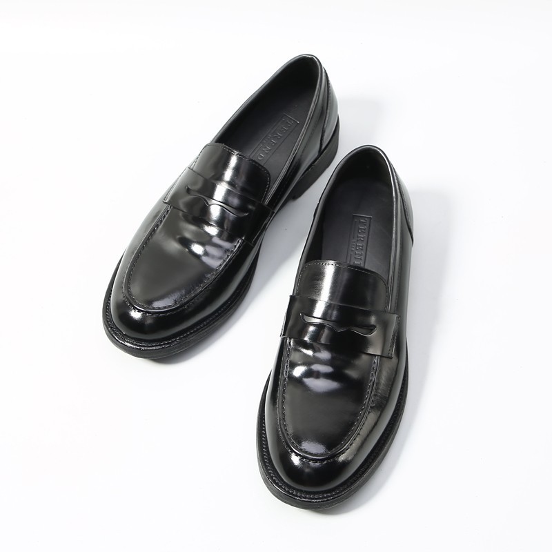 Leather outsole loafers a slip-on wedding shoes Fashion low luxury men's shoes_vogvips.com