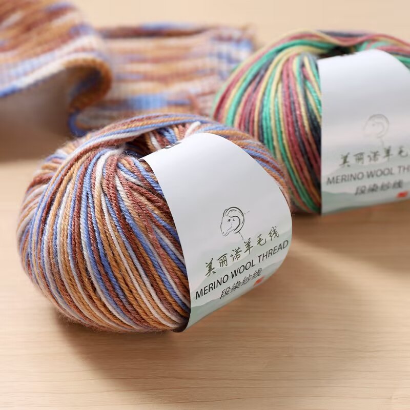 Woolen multicoloured crochet, woven scarf, hat