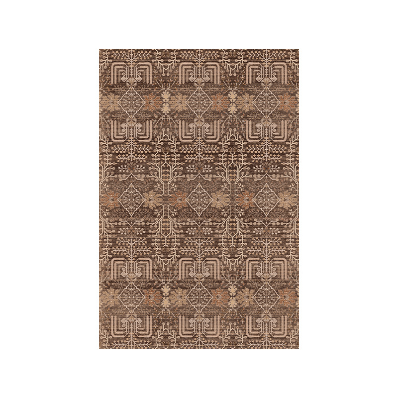 Dark minimalistic Japanese carpet for living room