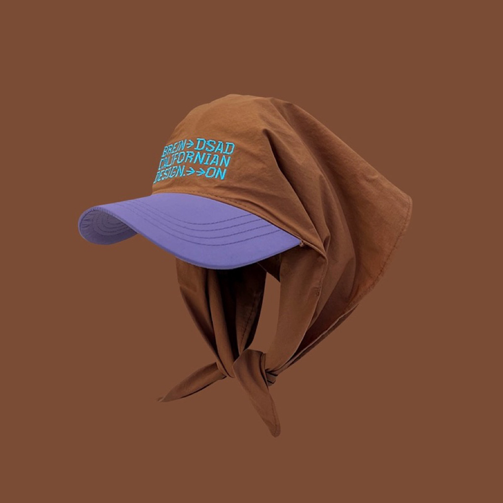 2024 New Personalized Colorful Headband with Duck Tongue for Children Summer Sunshade Versatile Letter Embroidery_voghion.com