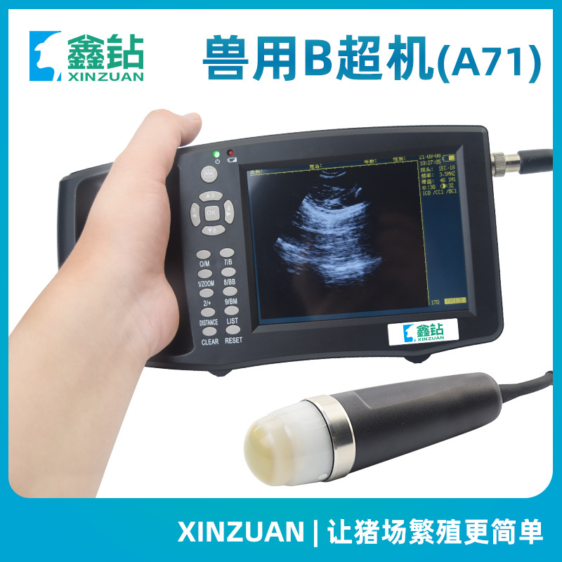 【鑫钻】兽用B超A71  便携兽用B超  动物B超 兽用超声诊断仪