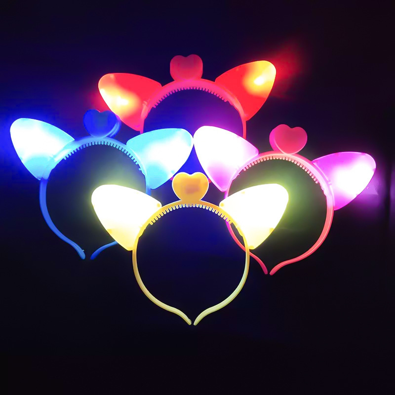 Amazon comercio exterior concierto brillo animador cabello tocado de cuerno de buey para niños corpos de cabello jardín de infantes