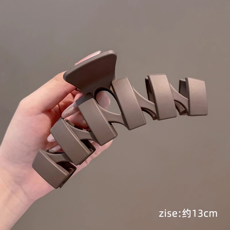 Otoño e invierno, cabello grande, agarre femenino, clips de tiburón de alta calidad, clips de cabello de piel de amor, pinzas de felpa cálidas, al por mayor