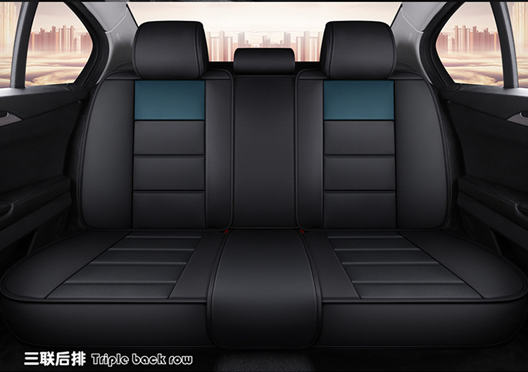 Car All-Inclusive Full Leather Baby Bear Cushion Leather Cushion Seat Cover All-Inclusive Suitable for All Seasons Car Cover Seat Cover Winter
