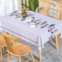 餐桌布2023新款桌布防烫免洗长方形茶几桌布欧式桌布PVC台布家用