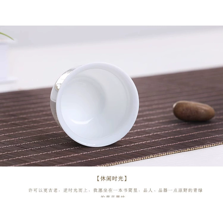 晟翔 Ceramic high -white blue and white porcelain little monk Zen Master Cup Zen Shipper Cup Ceramics Kung Fu Tea Set
