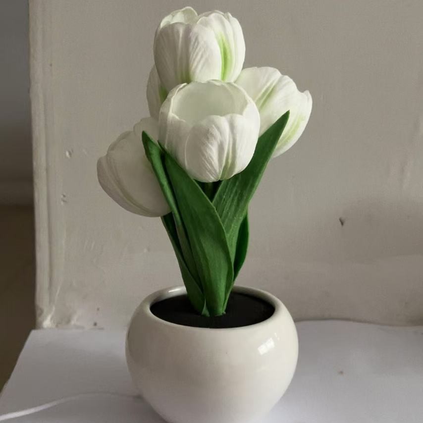 Lámpara Nocturna de Tulipán