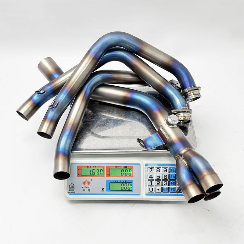 Suitable for 21-25 Mt09 Fz09 Motorcycle Modified Exhaust Pipe, New Mt/Fz09 Front Bend Pipe