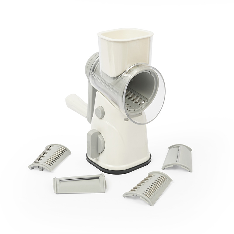 Cross-border multifunctional vegetable cutter drum slicer hand-crank vegetable cutter potato shredder grater julienne cutter wholesale
