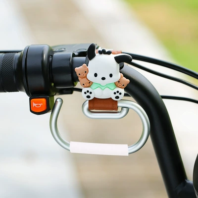 Electric Car Hook Front Universal Storage Battery Car Strong Load-Bearing Bag Hanging Hook Decorative Parts Bicycle (Other Electric Vehicle Accessories) - pacha-dog-leather-g-hook-brown