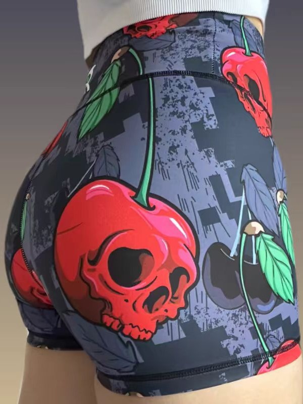 Nuevos pantalones cortos de yoga de tres puntos, cintura alta, cadera alta, sensación desnuda, alta elasticidad, transpiración, absorción de humedad, sudor, acondicionamiento físico, carreras, mujeres