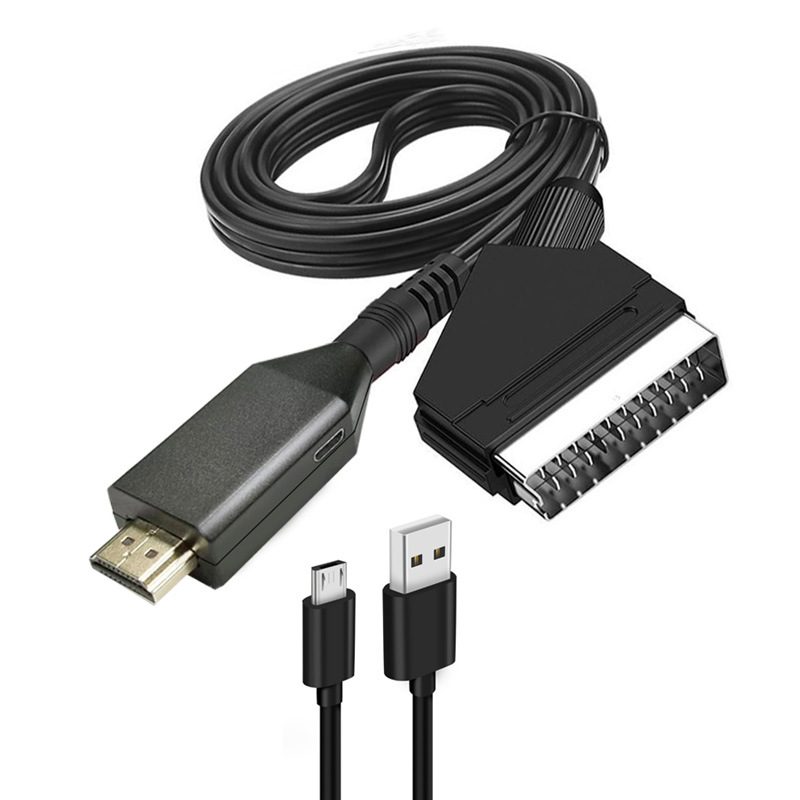 Wholesale HDMI to SCART/SCART to HDMI converter for set-top box Game Console Audio Video