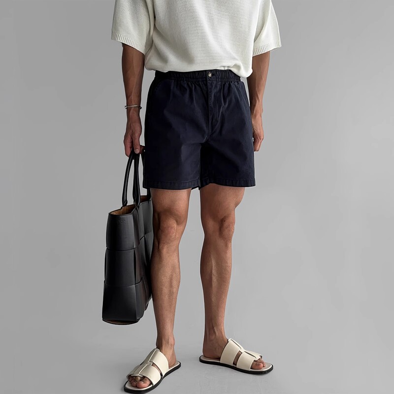 Factory Casual Shorts Men's Summer Loose Trendy Straight Sports Quarterly Pants Loose All-match high quality Pants