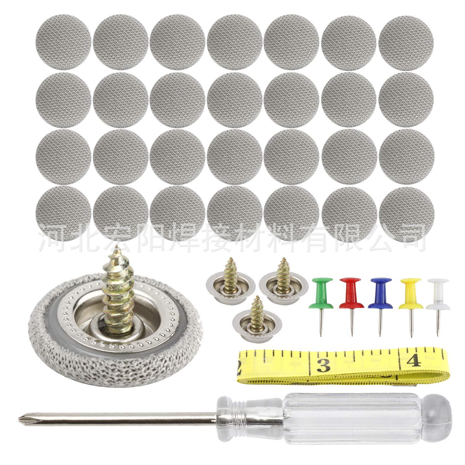 60Pcs Car Ceiling Clips for Fixing Ceiling Fabric Detachment, Fixing Sagging Ceiling Fabric, Car Interior Ceiling Fasteners