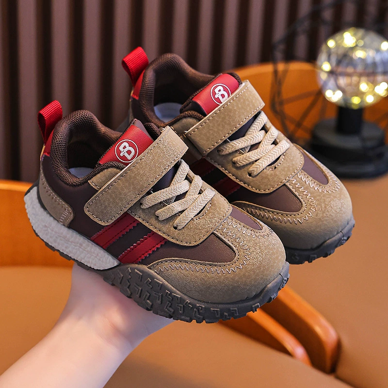 Обувь для мальчиков, весна-осень 2025, новая детская спортивная обувь, повседневная дышащая обувь для папы, обувь Форреста Гампа для маленьких мальчиков, обувь для девочек