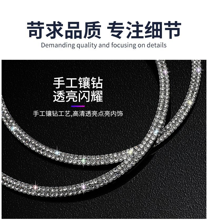 Suitable for Audi steering wheel labeling A3 Q5L TTS A5 A4 steering wheel logo decorative ring car logo interior sticker