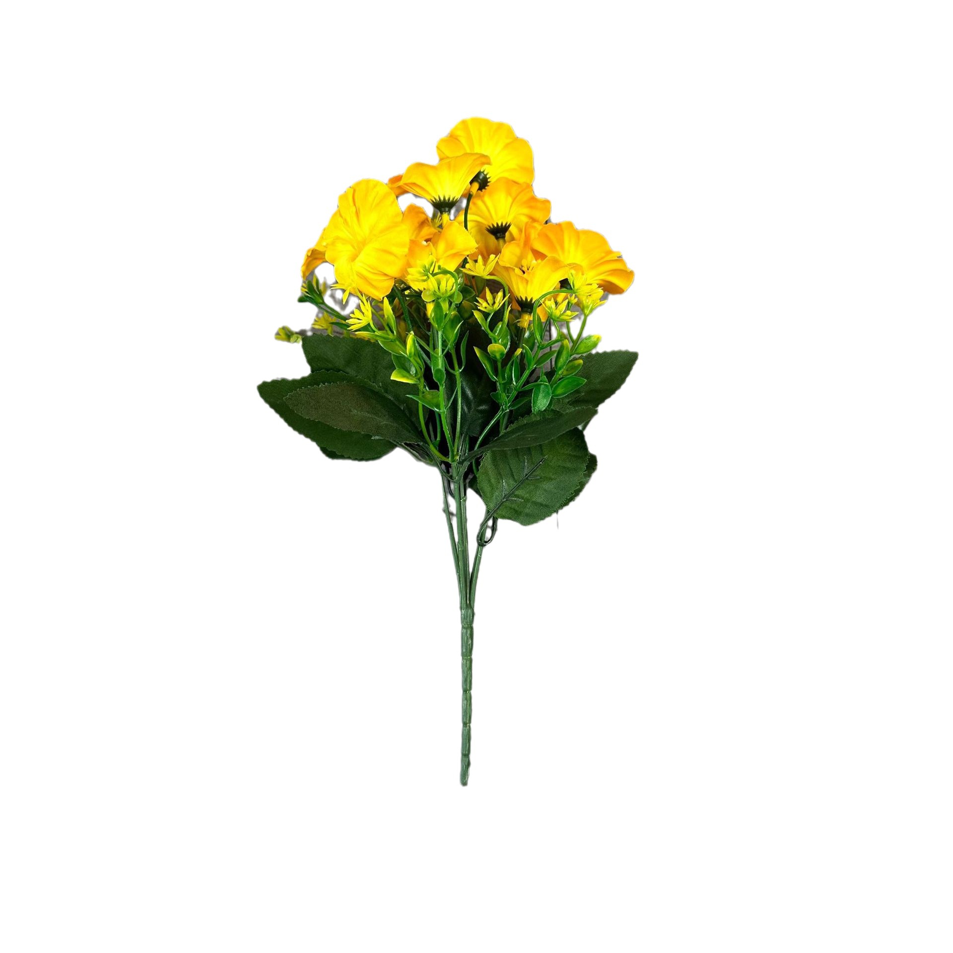 12 cabezas de taurora flor de trompeta flor artificial decoración del hogar decoración pastoral tiro al aire libre arte floral de boda al por mayor