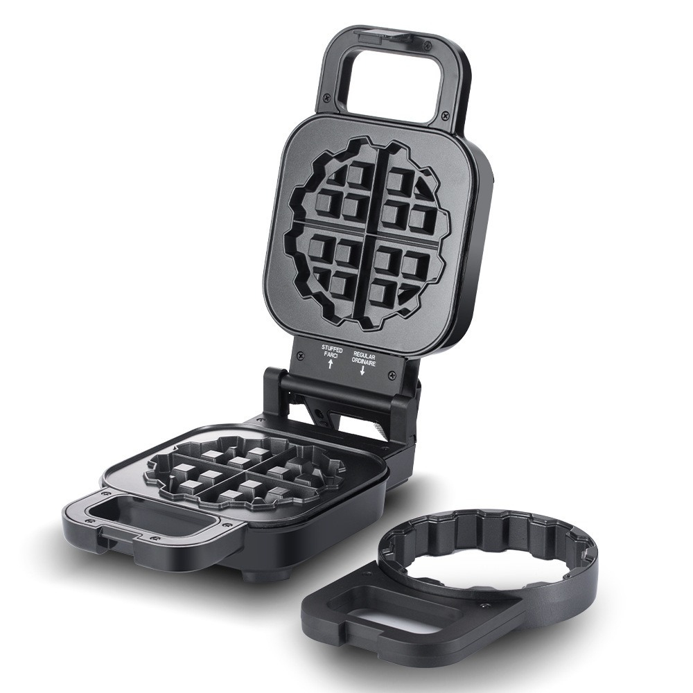 RAF transfronterizo 3 - en - 1 máquina de desayuno de waffles donut sándwich filete pan electromecánico galleta de torta horno de tostadora image 25