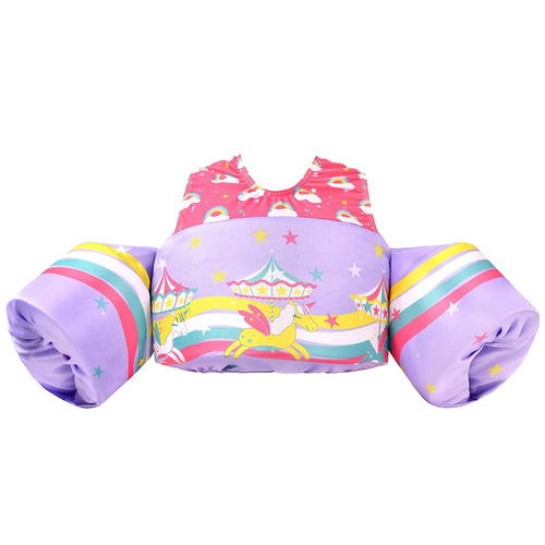 Baby swimming training equipment, non-inflatable, safety child float ring, water sleeves, buoyancy suit, back vest, life jacket