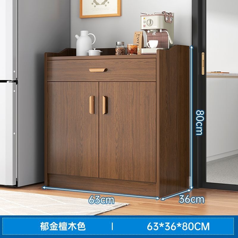 Gabinete de té sala de estar gabinete de comedor artículos domésticos de madera maciza para preparar comidas contra la pared armario de almacenamiento armario de cocina