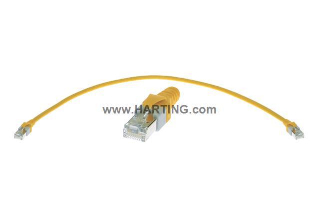 HARTING 浩亭 09474747015 铜质电缆5m两端预接电缆组装