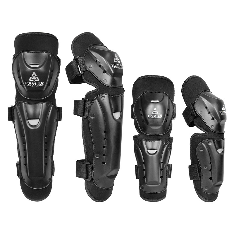 Ganzjahres-Motorradschutzausrüstung für Herren, Rennsport-Set, vierteilig, Beinschützer, Knieschoner mit Sturzschutz, winddicht, lang_voghion.com
