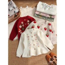 十三行秋冬新款清新甜美羊绒毛衣可爱风针织衫品牌女装批发货源