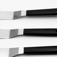 蛋糕奶油抹刀 刮刀烘焙蛋糕曲吻刀刮平刀不鏽鋼奶油抹刀