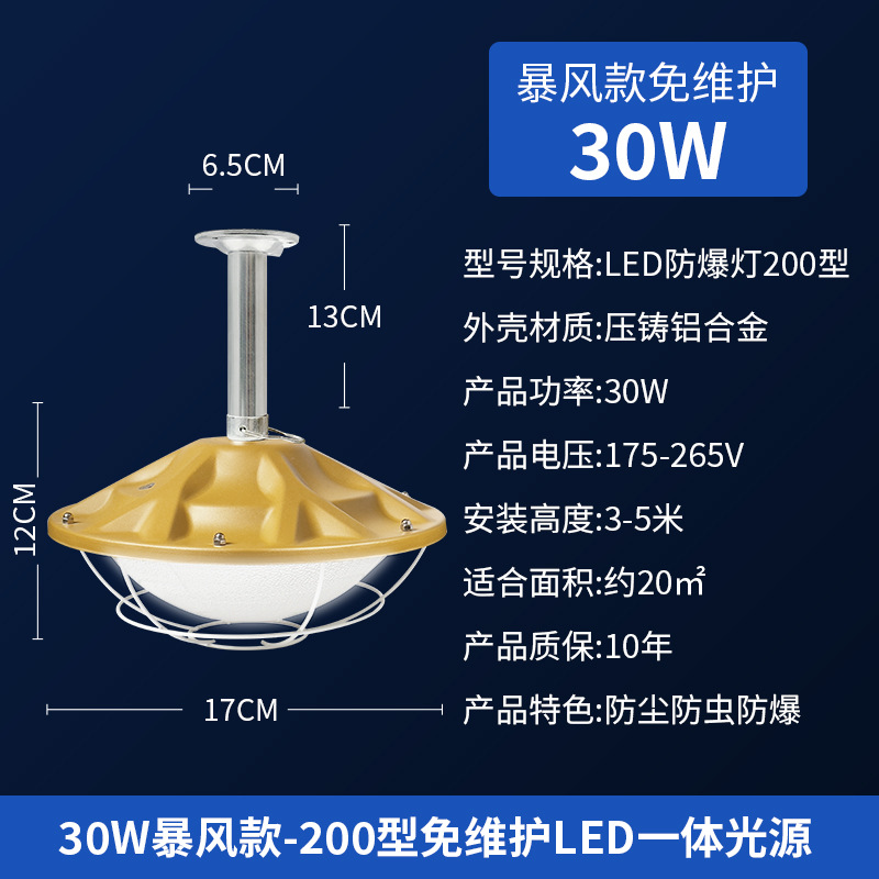 유지보수가 필요 없는 30W 다이캐스트 스톰 모델 [노란색]