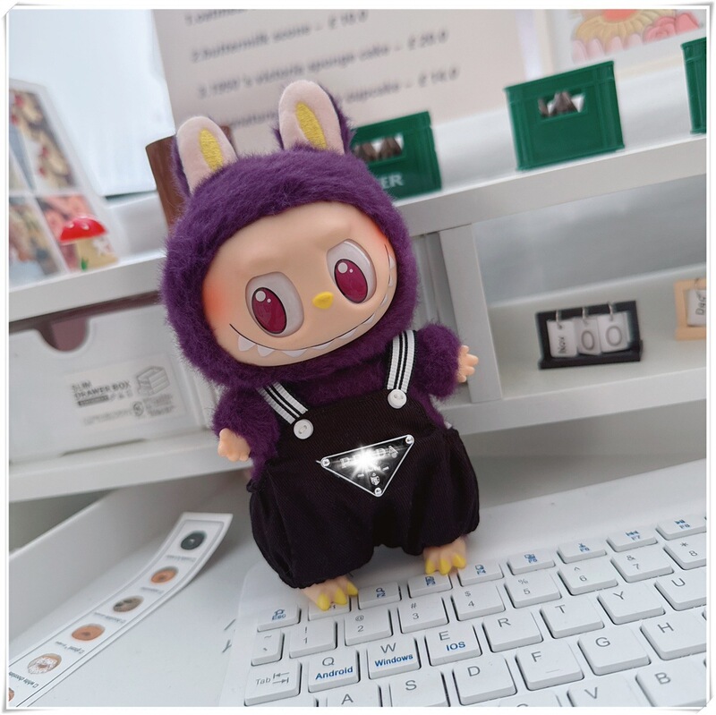 第一世代と第二世代のラブブ服ペンダント 17 センチメートルラブブ座りパーティーベビー服人形かわいいスーツ在庫あり|undefined