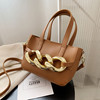 Tide, handheld capacious chain, fashionable shoulder bag, 2021 collection, internet celebrity